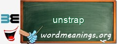 WordMeaning blackboard for unstrap